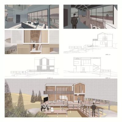 首届“宝业杯”国际建筑工业化休闲度假产品设计竞赛入围作品展示